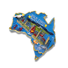 🇦🇺 Australia Gold Coast 3D City Magnet 3D Magnet - WonderWonders