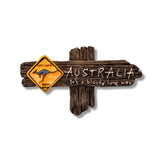 🇦🇺 Australia Kangaroo Road Sign Magnet - WonderWonders