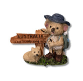 🇦🇺 Australia Koala Hiker 3D Magnet - WonderWonders