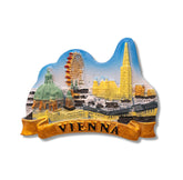 🇦🇹 Austria Vienna Cityscape 3D Magnet - WonderWonders