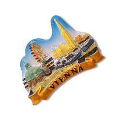🇦🇹 Austria Vienna Cityscape 3D Magnet - WonderWonders