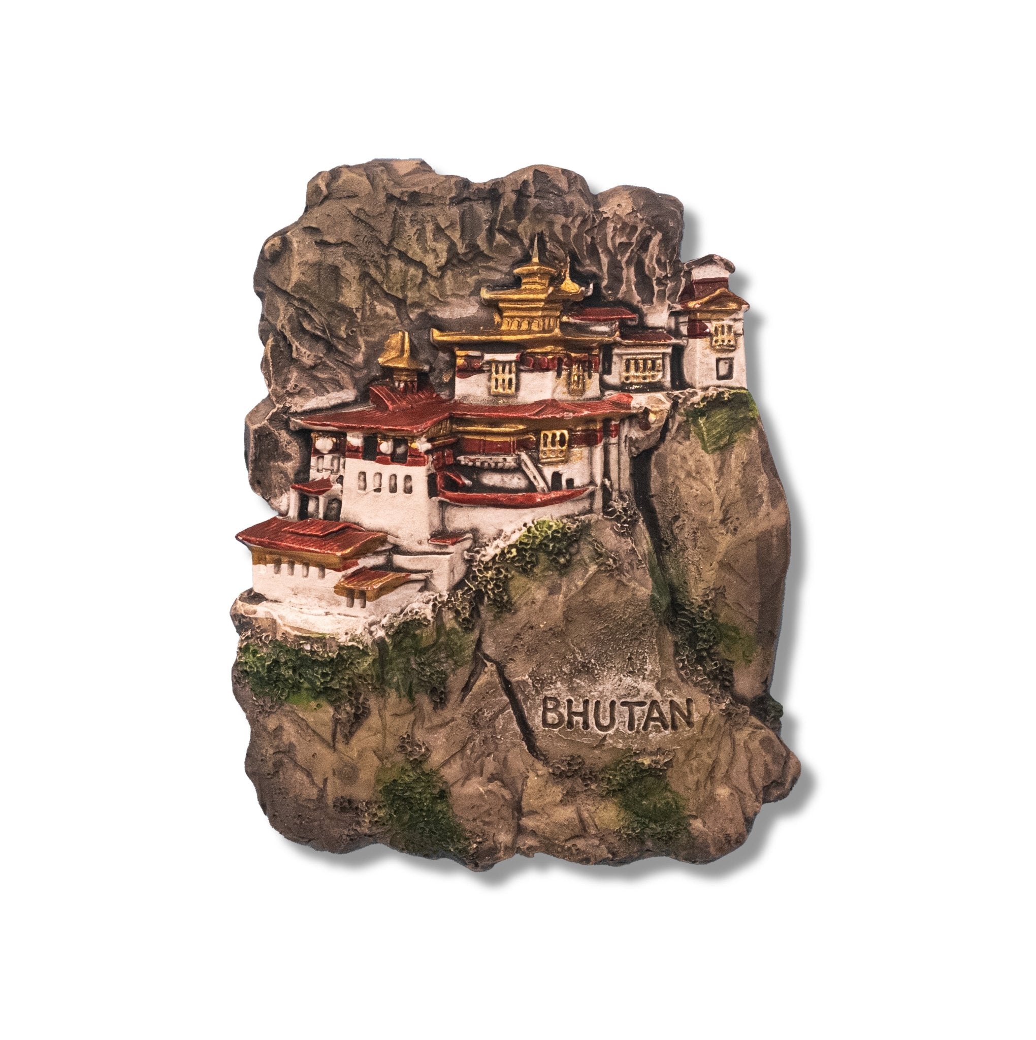 🇧🇹 Bhutan Tiger's Nest Monastery 3D Magnet - WonderWonders