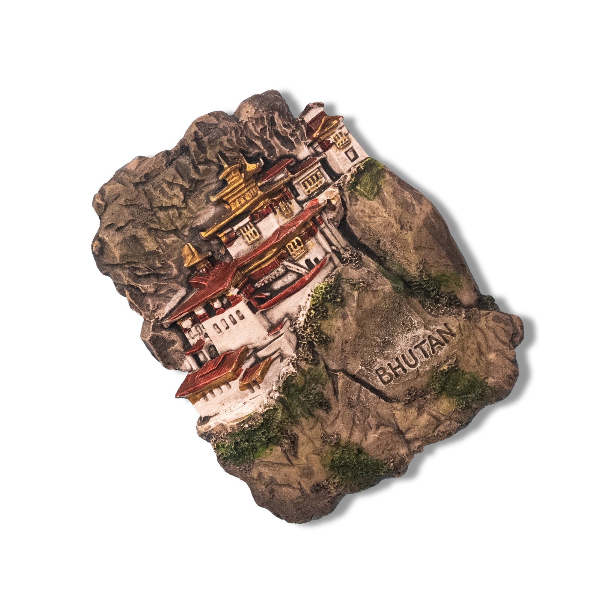 🇧🇹 Bhutan Tiger's Nest Monastery 3D Magnet - WonderWonders