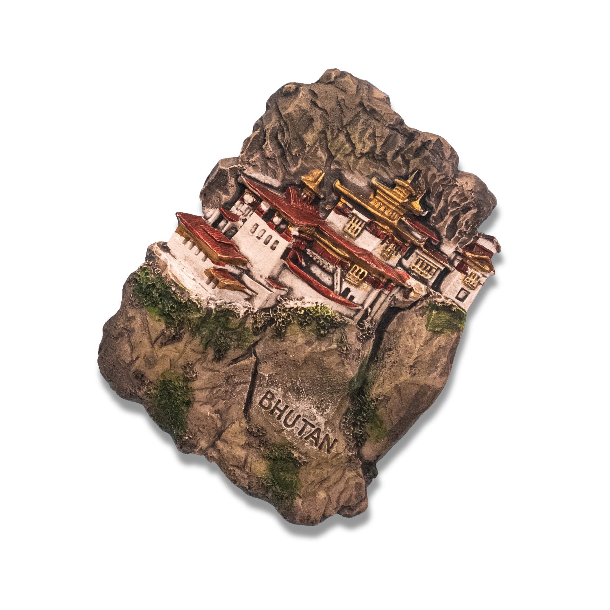 🇧🇹 Bhutan Tiger's Nest Monastery 3D Magnet - WonderWonders