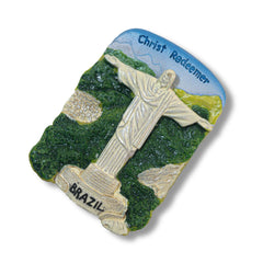 🇧🇷 Brazil Christ the Redeemer 3D Magnet - WonderWonders