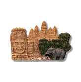 🇰🇭 Cambodia Angkor Wat 3D Magnet - WonderWonders