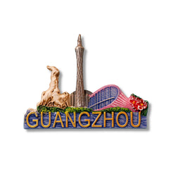 🇨🇳 China Guangzhou Landmark 3D Magnet - WonderWonders