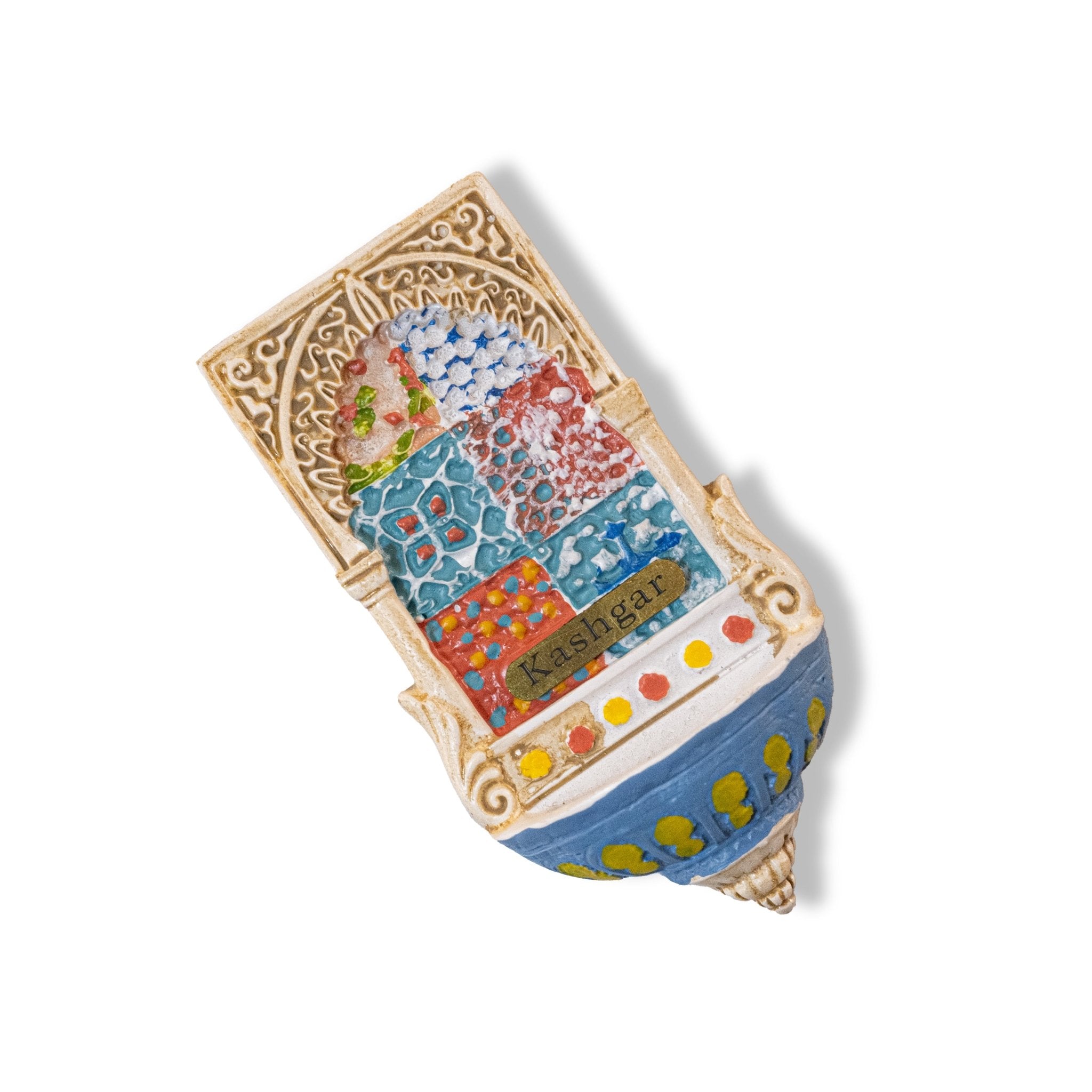 🇨🇳 China Kashgar Cultural Tile Magnet 3D Magnet - WonderWonders