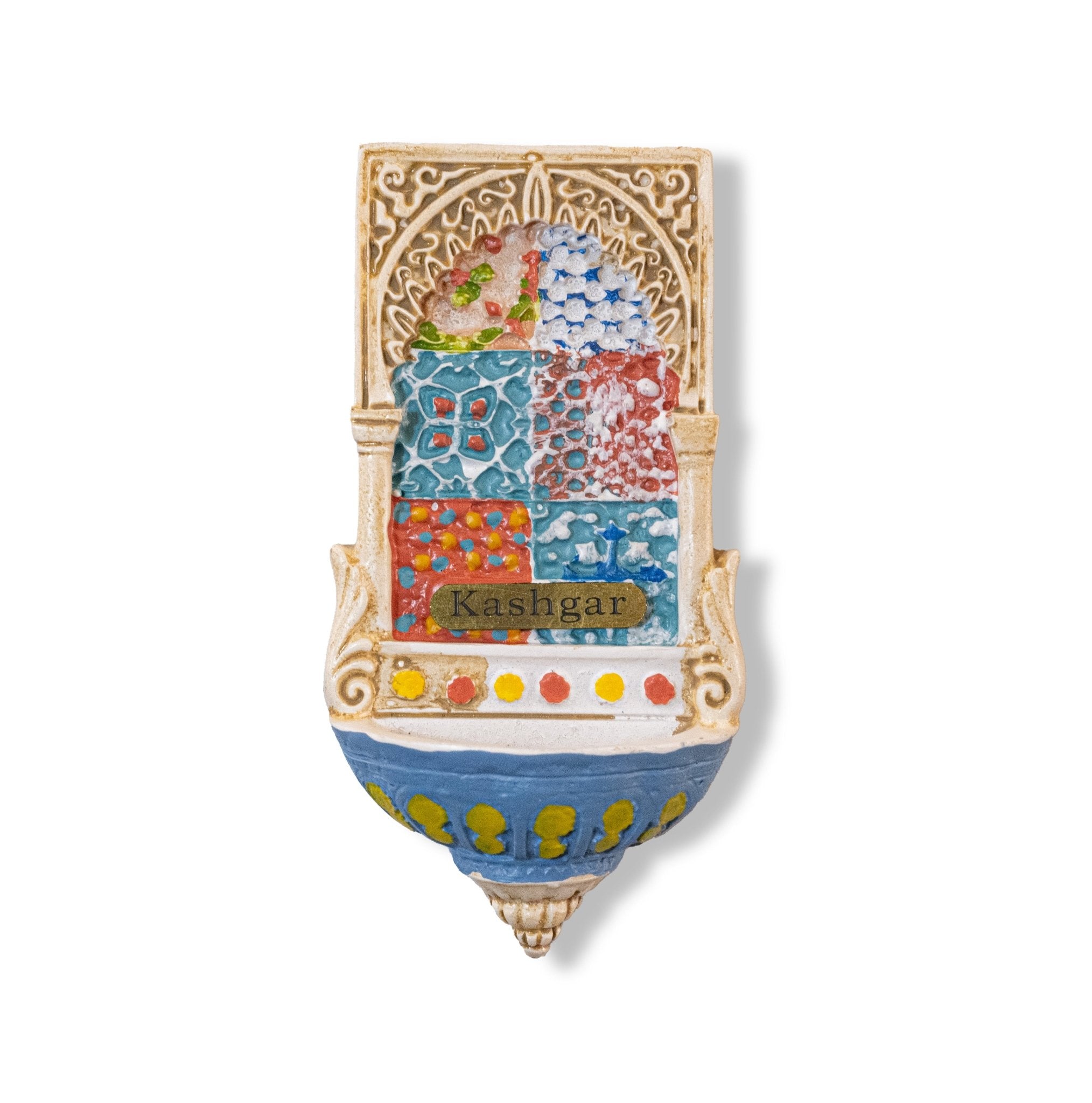 🇨🇳 China Kashgar Cultural Tile Magnet 3D Magnet - WonderWonders