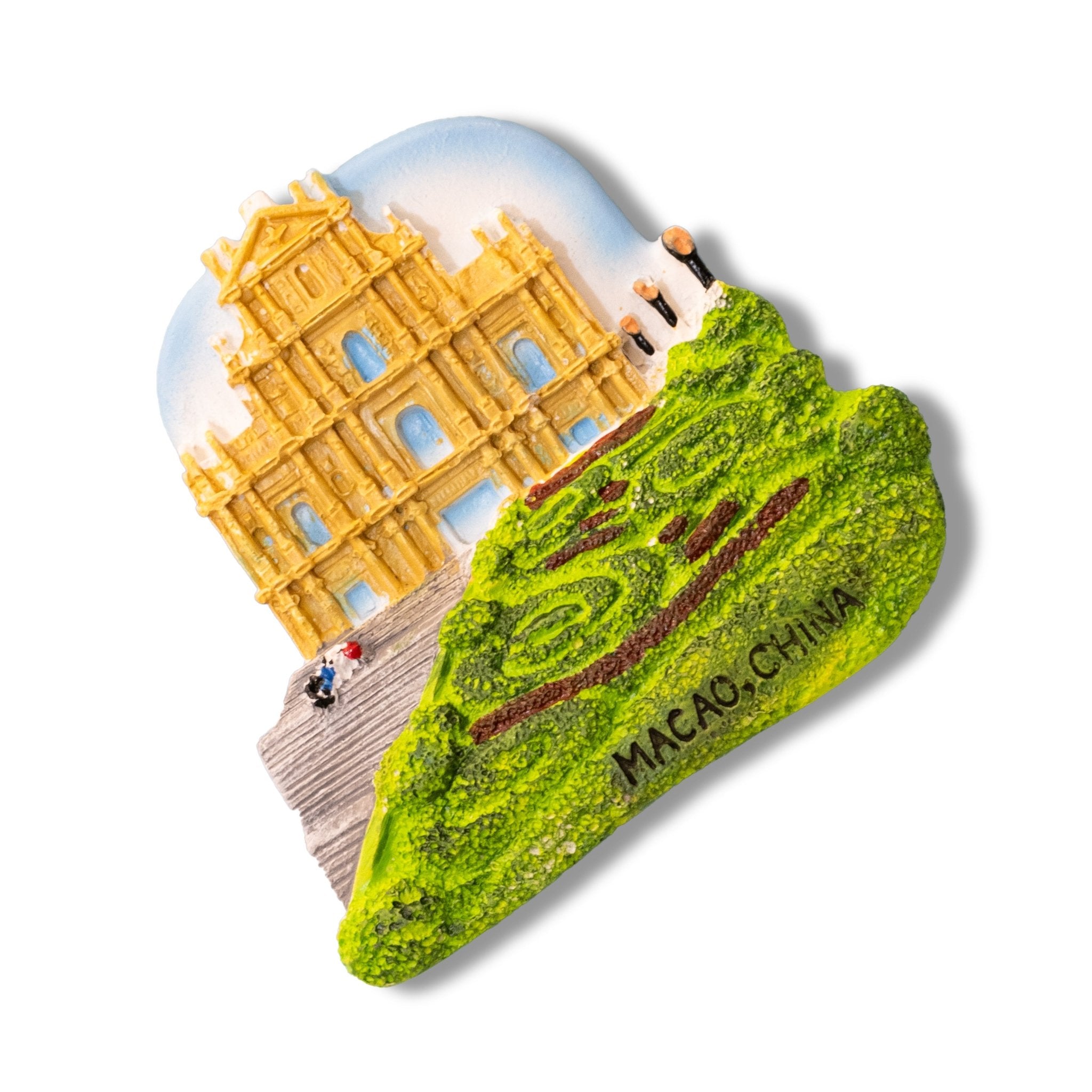 🇨🇳 China Macao Ruins of St. Paul's 3D Magnet - WonderWonders