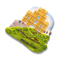 🇨🇳 China Macao Ruins of St. Paul's 3D Magnet - WonderWonders