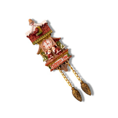🎄 Christmas Cuckoo Clock Magnet 3D Magnet - WonderWonders