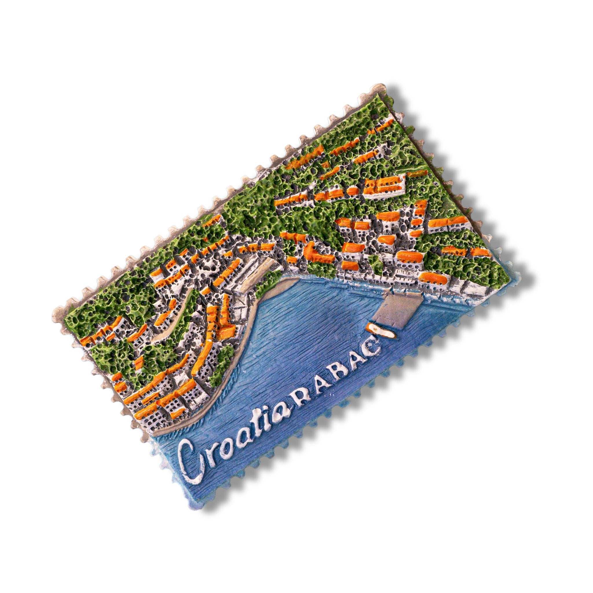 🇭🇷 Croatia Rabac Seaside Town 3D Magnet - WonderWonders