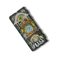 🇨🇿 Czech Republic Prague Astronomical Clock Magnet 3D Magnet - WonderWonders