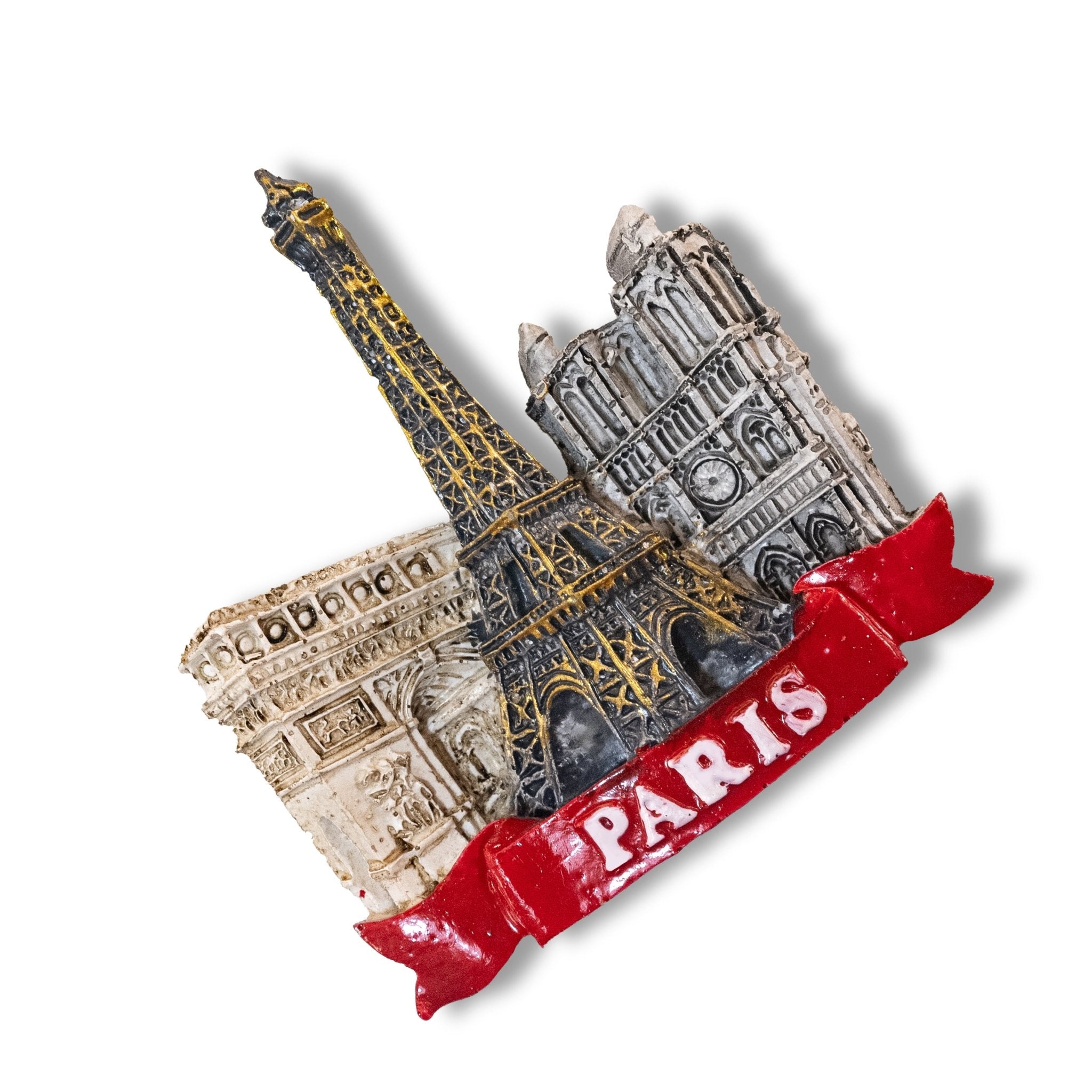 🇫🇷 France Paris Eiffel Tower Landmarks 3D Magnet - WonderWonders
