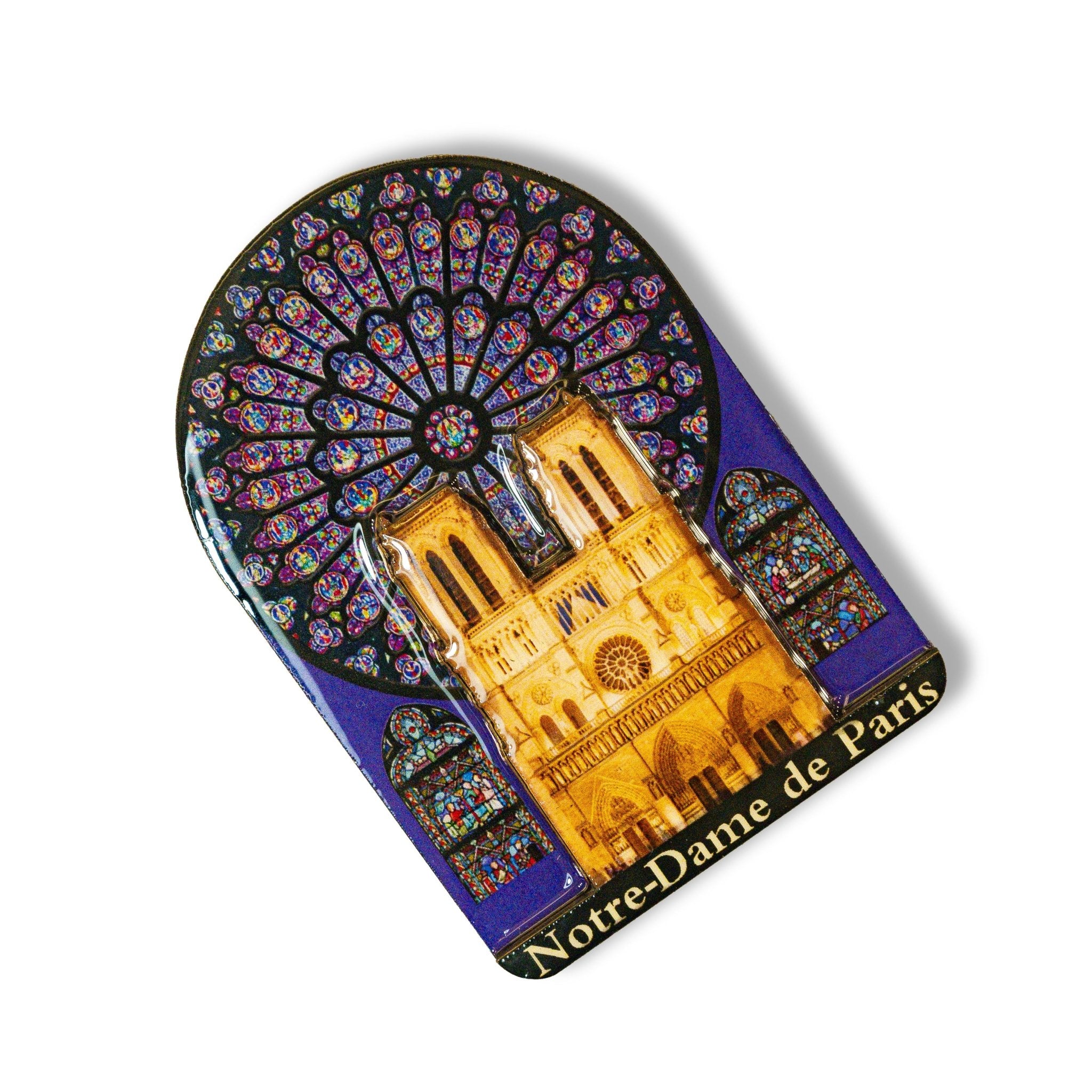 🇫🇷 France Paris Notre - Dame Wooden Magnet 3D Magnet - WonderWonders