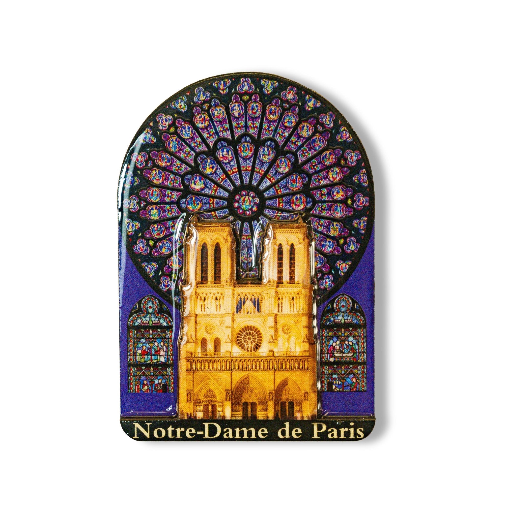 🇫🇷 France Paris Notre - Dame Wooden Magnet 3D Magnet - WonderWonders