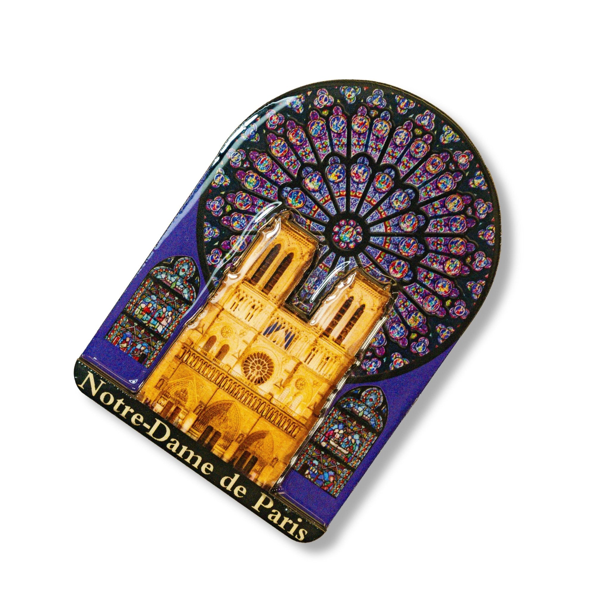 🇫🇷 France Paris Notre - Dame Wooden Magnet 3D Magnet - WonderWonders