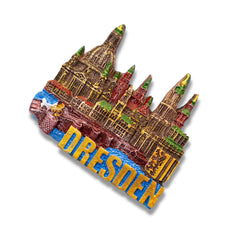 🇩🇪 Germany Dresden Cityscape 3D Magnet - WonderWonders