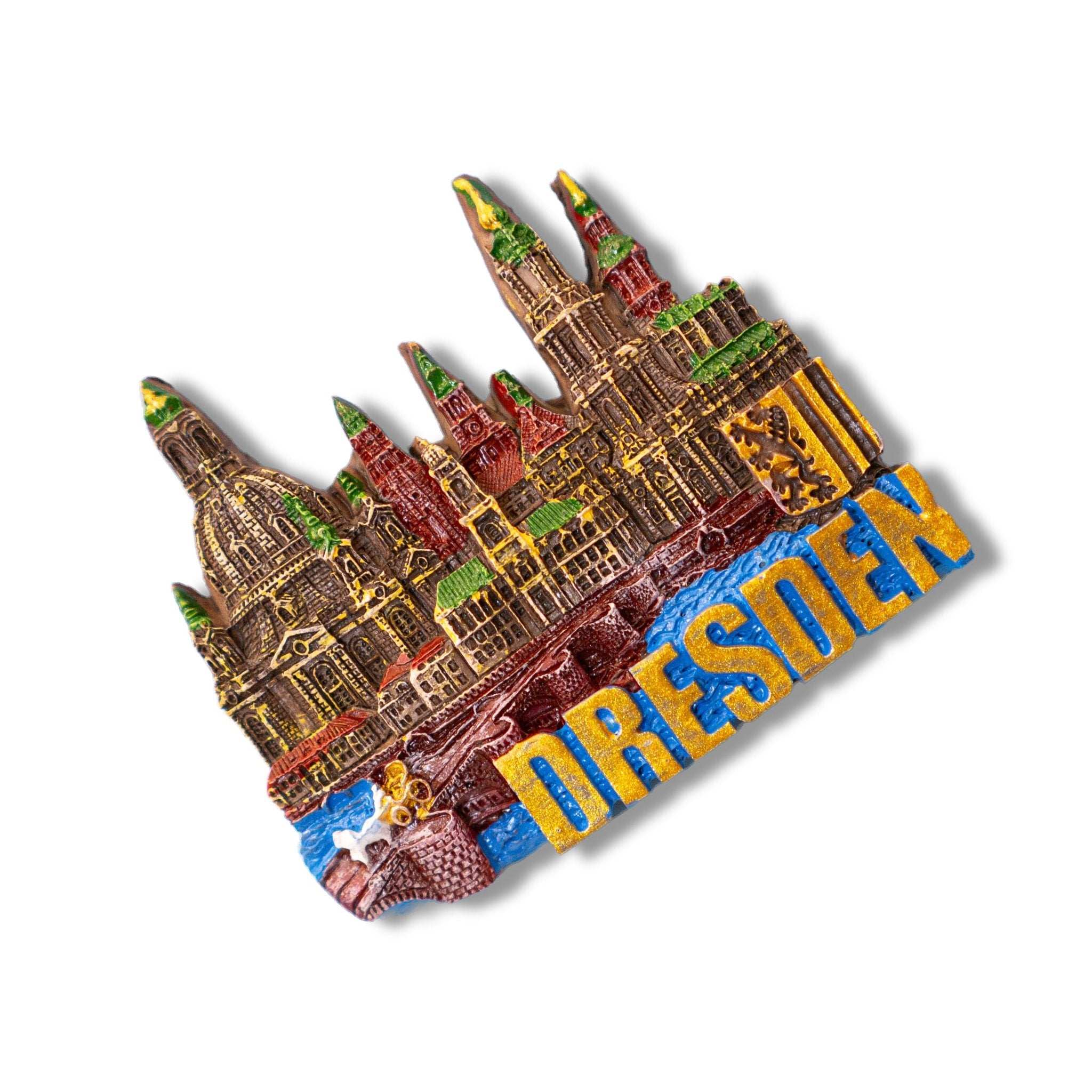 🇩🇪 Germany Dresden Cityscape 3D Magnet - WonderWonders