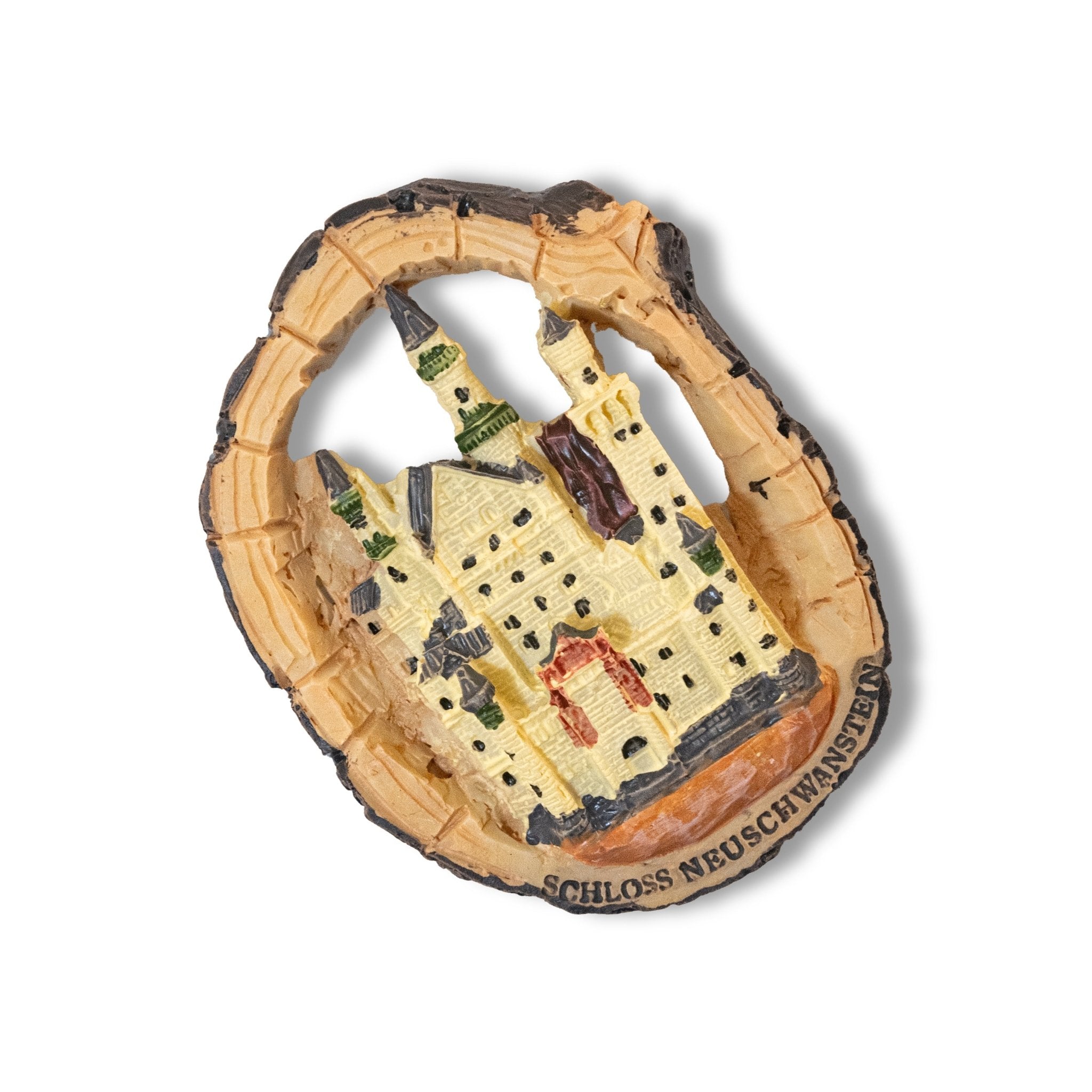 🇩🇪 Germany Neuschwanstein Castle Magnet (Framed) 3D Magnet - WonderWonders