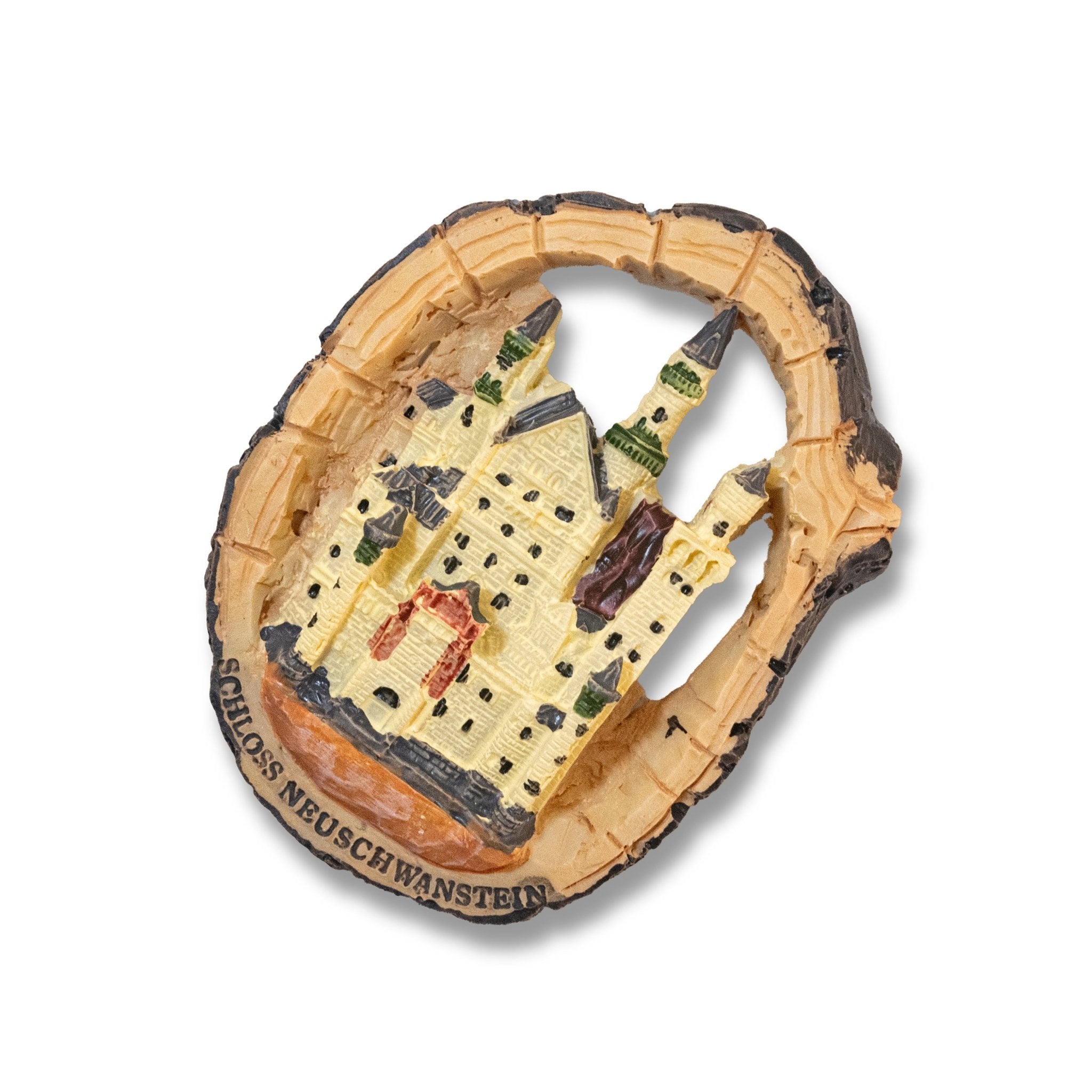🇩🇪 Germany Neuschwanstein Castle Magnet (Framed) 3D Magnet - WonderWonders