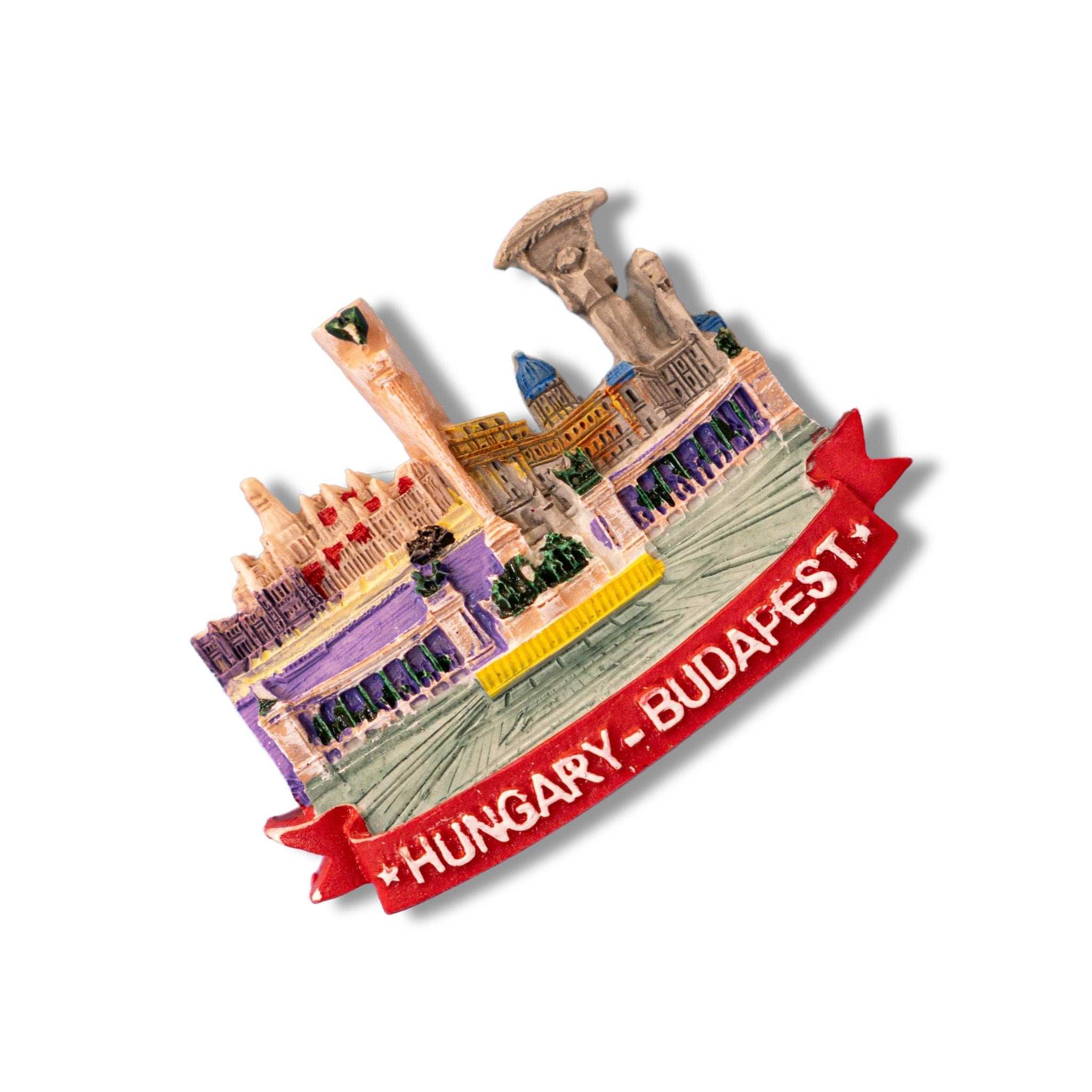 🇭🇺 Hungary Budapest Cityscape 3D Magnet - WonderWonders