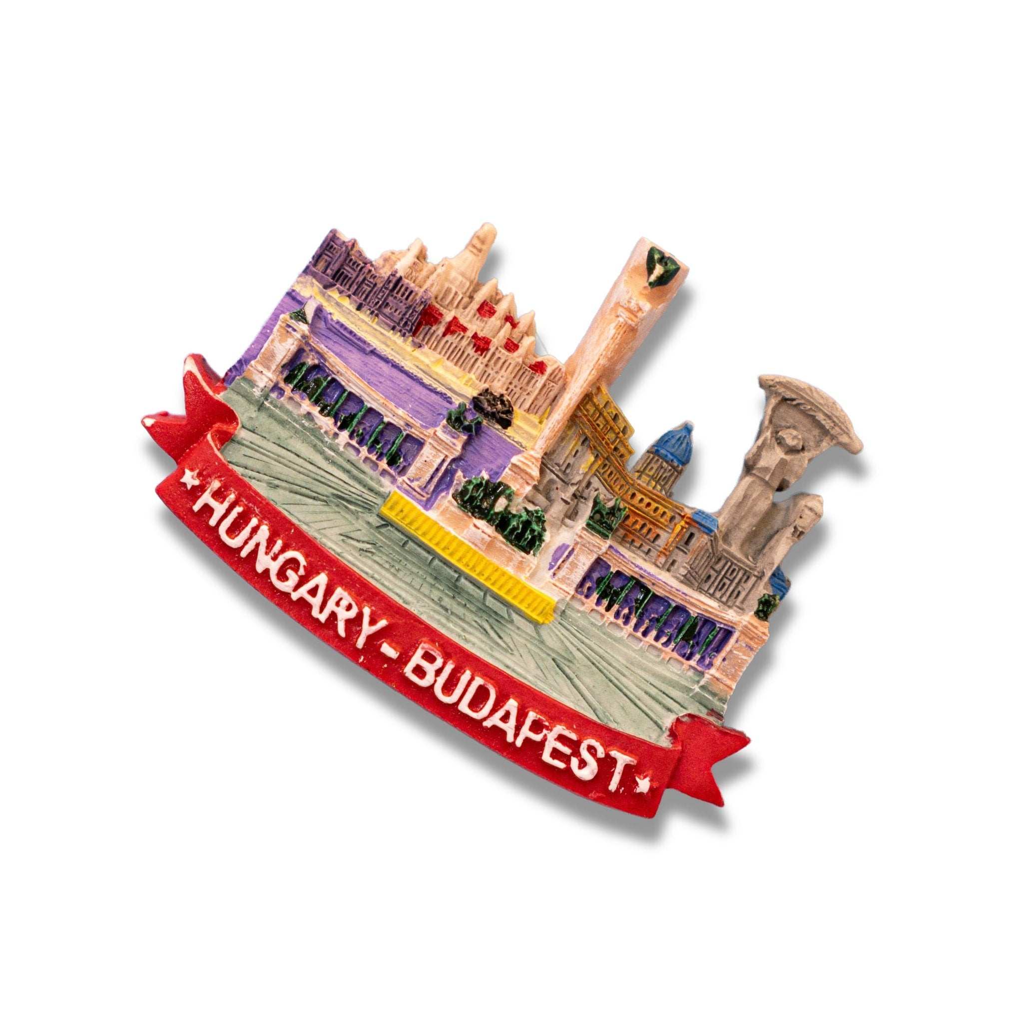 🇭🇺 Hungary Budapest Cityscape 3D Magnet - WonderWonders
