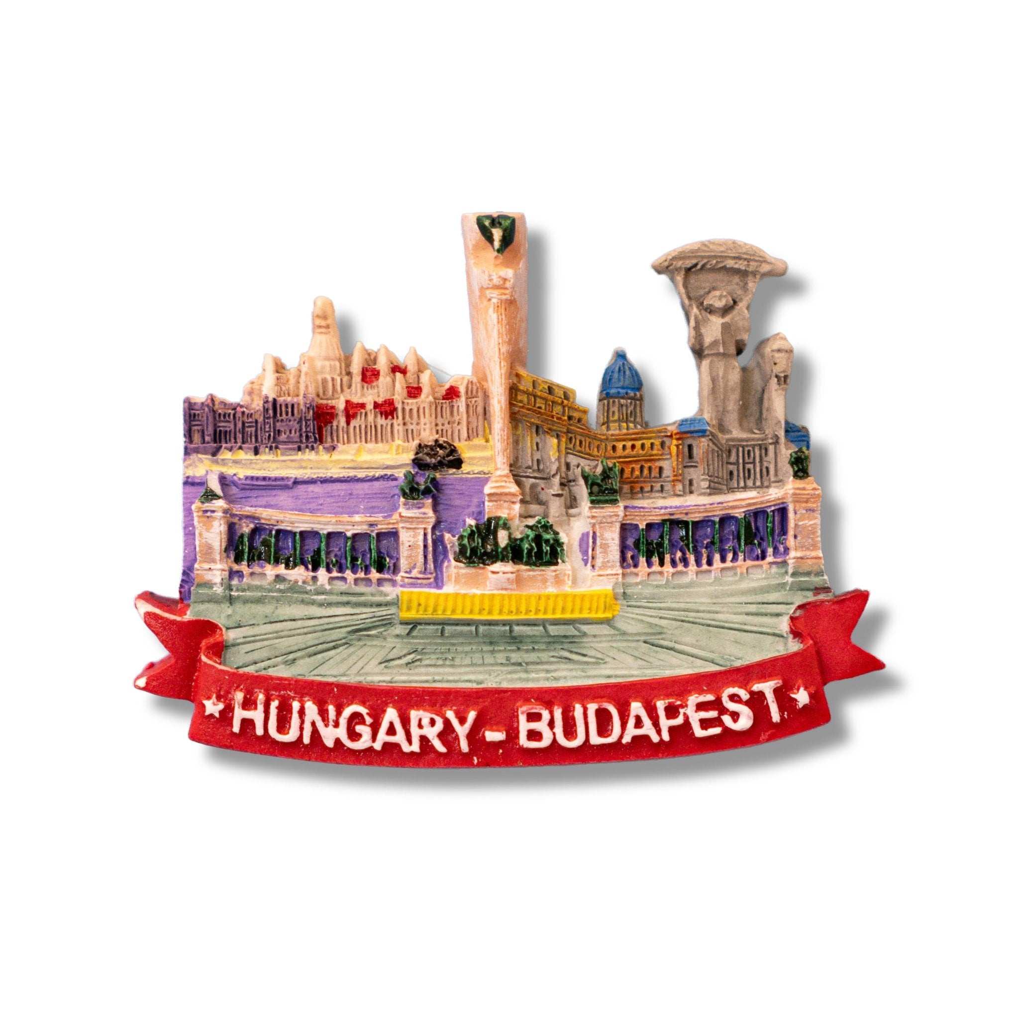 🇭🇺 Hungary Budapest Cityscape 3D Magnet - WonderWonders