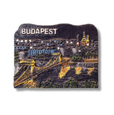 🇭🇺 Hungary Budapest Night View 3D Magnet - WonderWonders