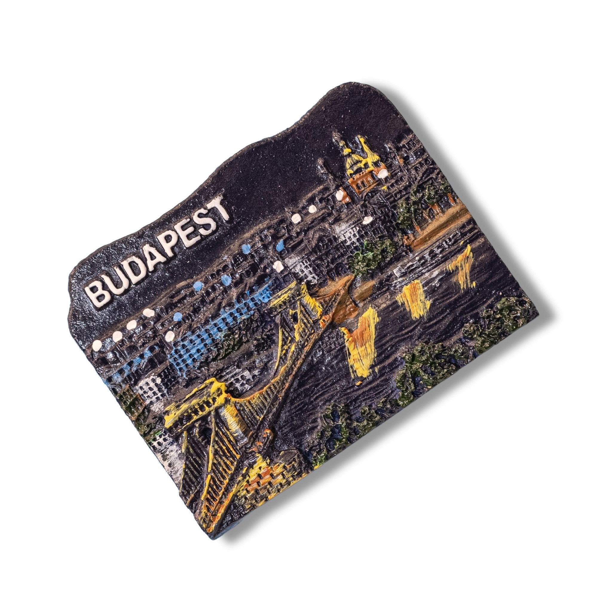 🇭🇺 Hungary Budapest Night View 3D Magnet - WonderWonders