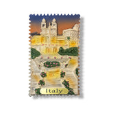 🇮🇹 Italy Rome Spanish Steps Night View 3D Magnet - WonderWonders