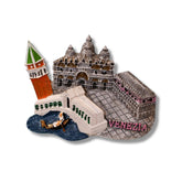🇮🇹 Italy Venice St. Mark’s Square 3D Magnet - WonderWonders