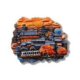 🇯🇵 Japan Kyoto Traditional Cityscape 3D Magnet - WonderWonders