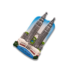 🇲🇾 Malaysia Petronas Towers 3D Magnet - WonderWonders