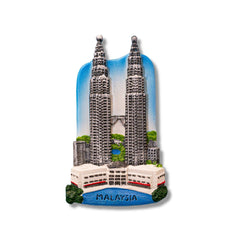 🇲🇾 Malaysia Petronas Towers 3D Magnet - WonderWonders