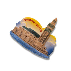 🇲🇦 Morocco Hassan II Mosque Casablanca 3D Magnet - WonderWonders