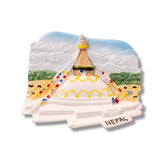 🇳🇵 Nepal Boudhanath Stupa 3D Magnet - WonderWonders