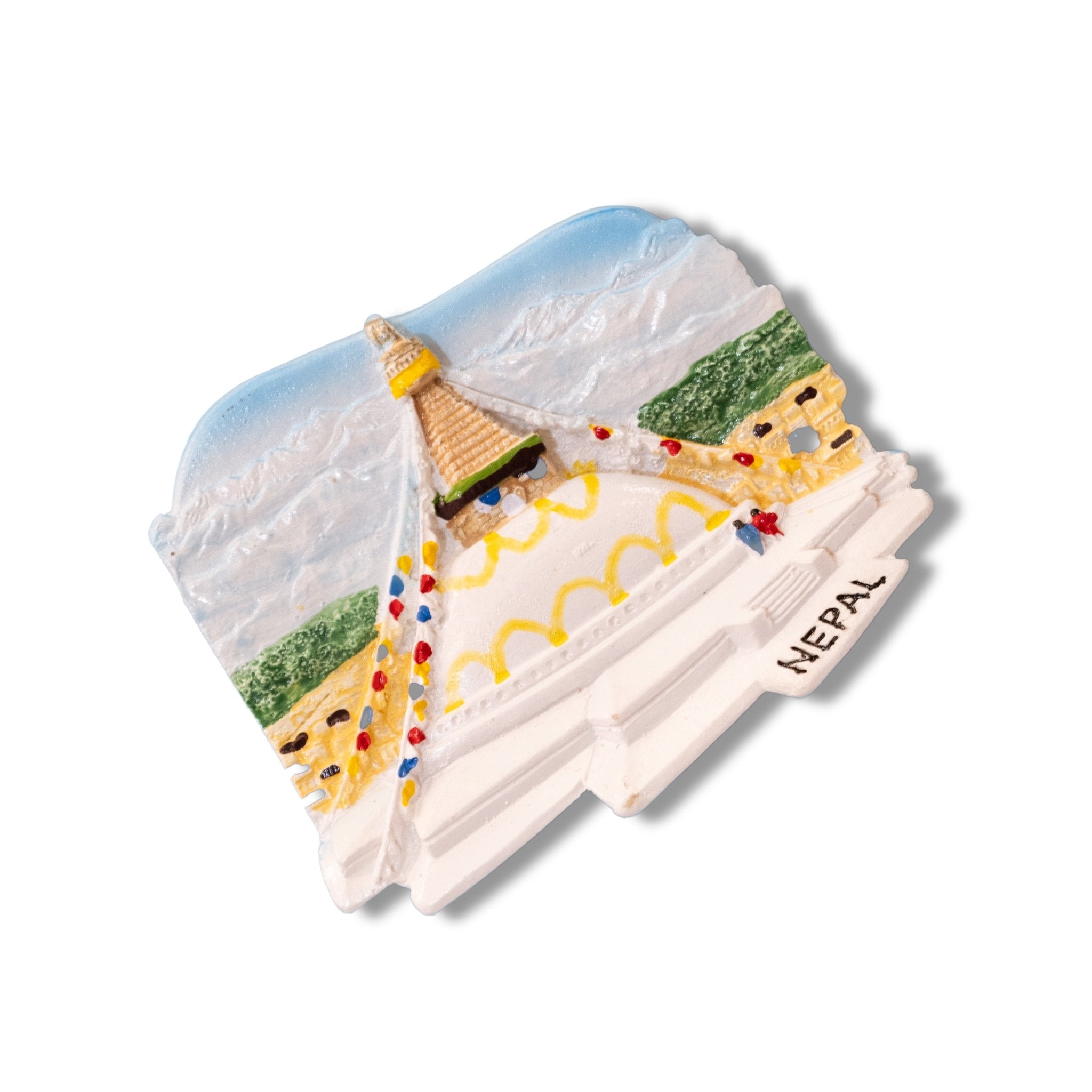 🇳🇵 Nepal Boudhanath Stupa 3D Magnet - WonderWonders
