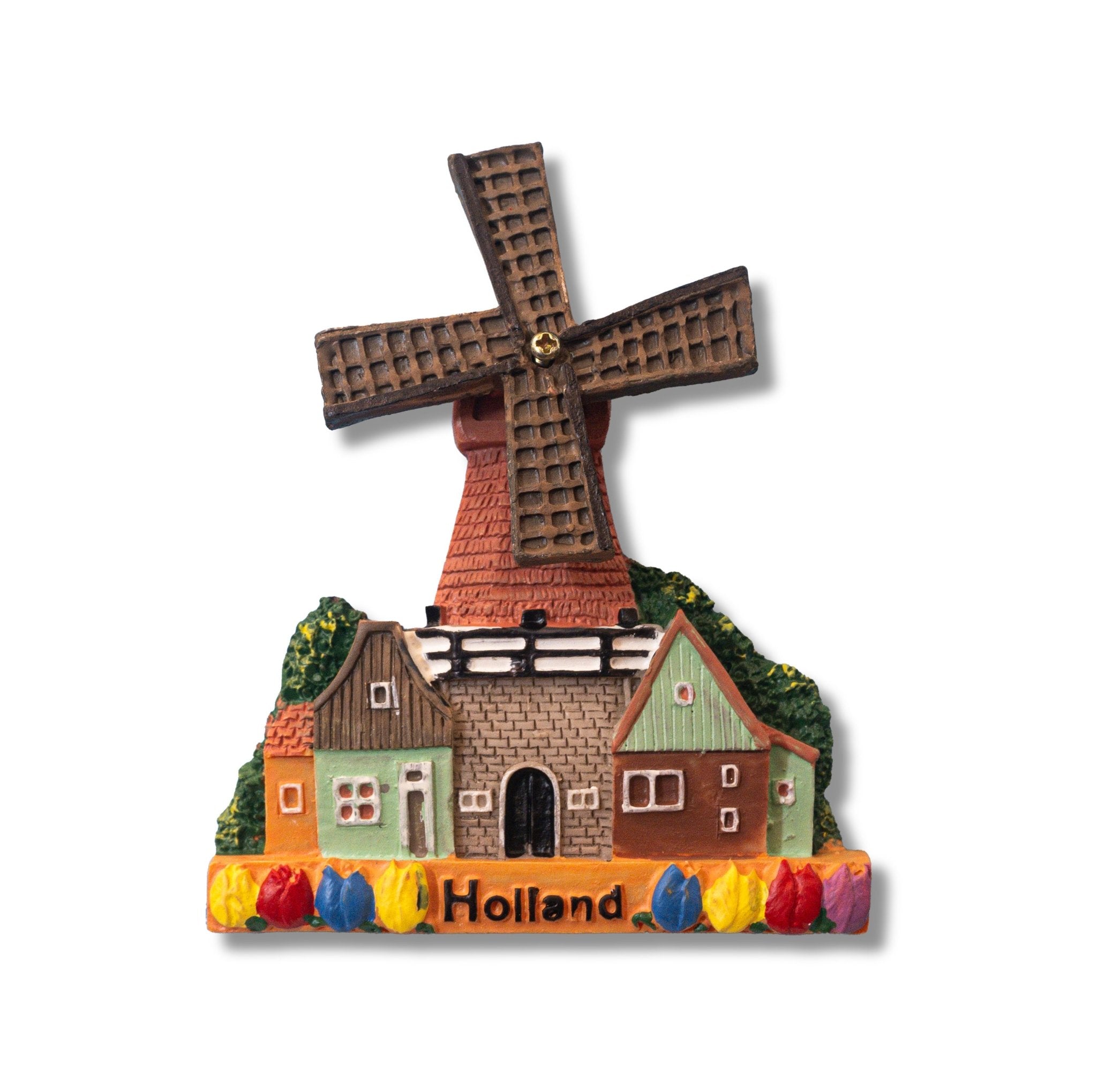 🇳🇱 Netherlands Holland Windmill House 3D Magnet - WonderWonders