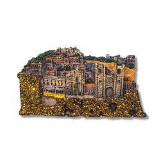 🇵🇹 Portugal Lisbon Cityscape 3D Magnet - WonderWonders