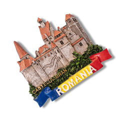 🇷🇴 Romania Bran Castle Dracula 3D Magnet - WonderWonders