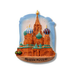 🇷🇺 Russia Moscow Saint Basil’s Cathedral 3D Magnet - WonderWonders