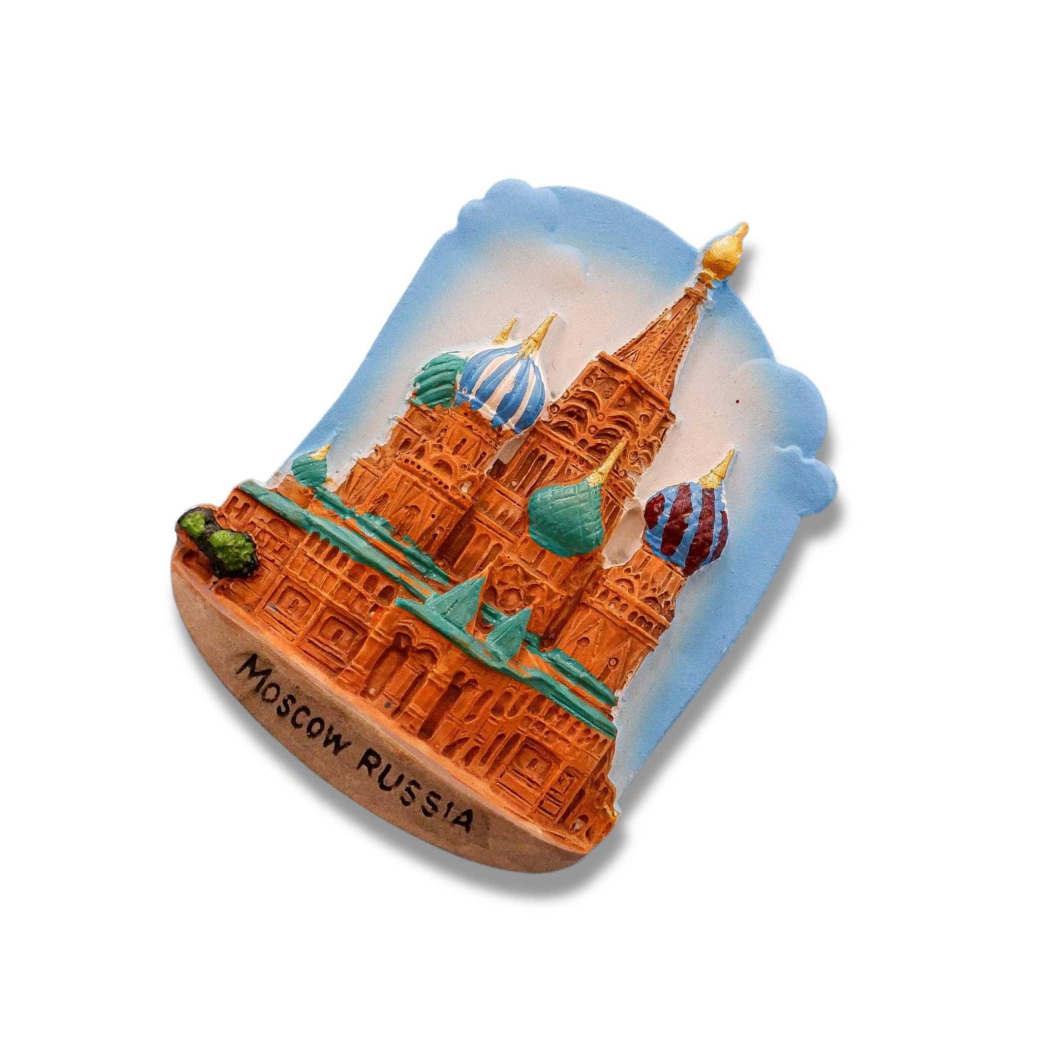 🇷🇺 Russia Moscow Saint Basil’s Cathedral 3D Magnet - WonderWonders