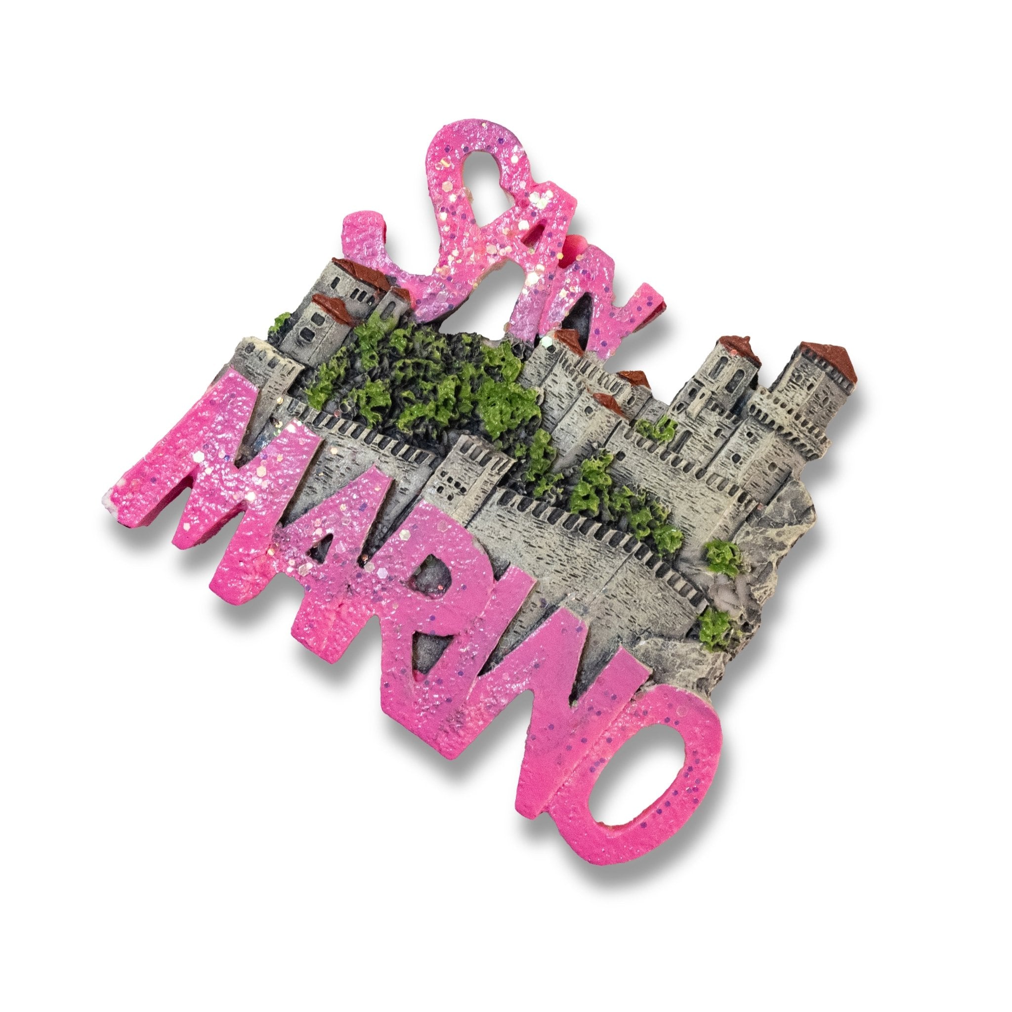 🇸🇲 San Marino Castle 3D Magnet - WonderWonders