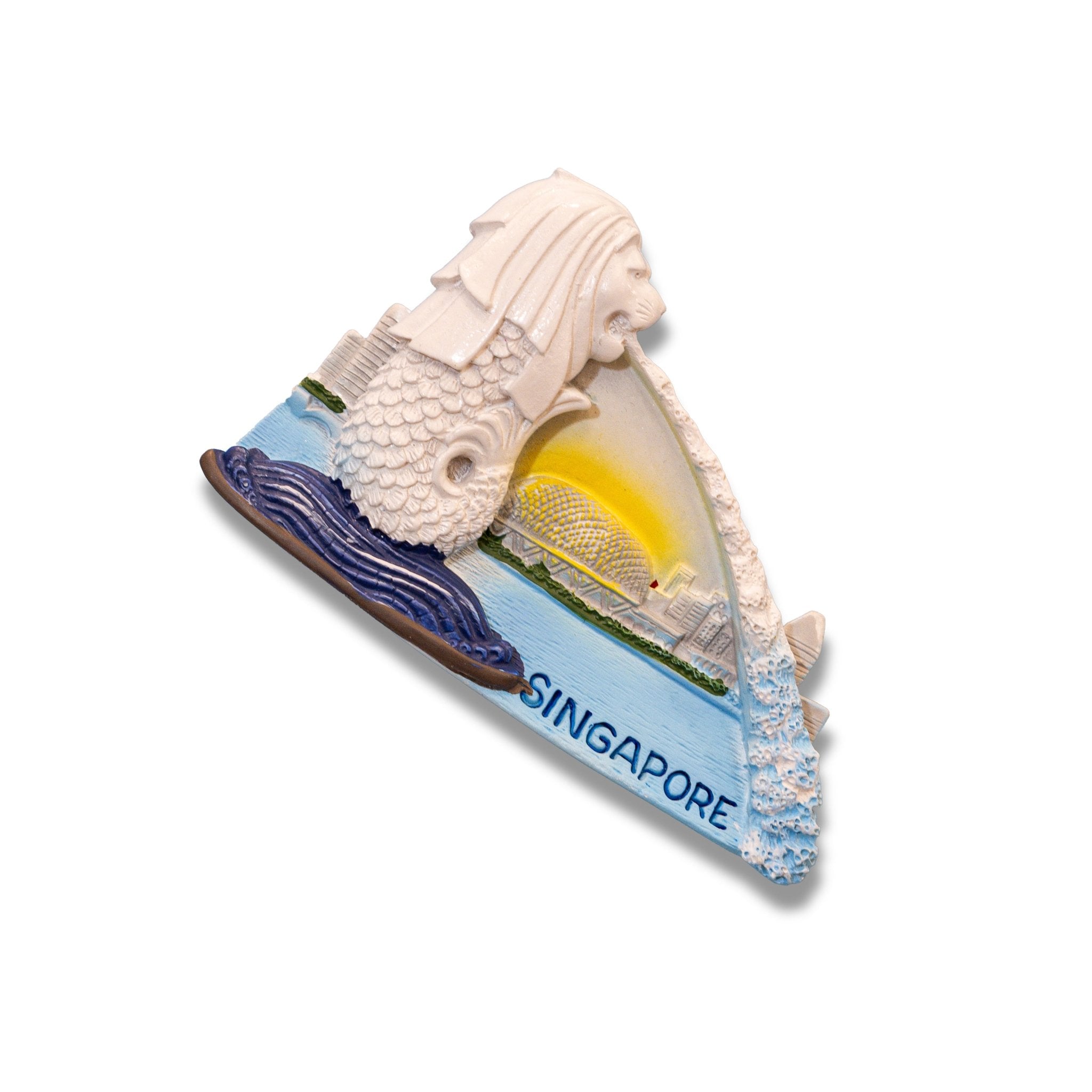 🇸🇬 Singapore Merlion & Marina Bay 3D Magnet - WonderWonders