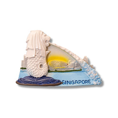🇸🇬 Singapore Merlion & Marina Bay 3D Magnet - WonderWonders