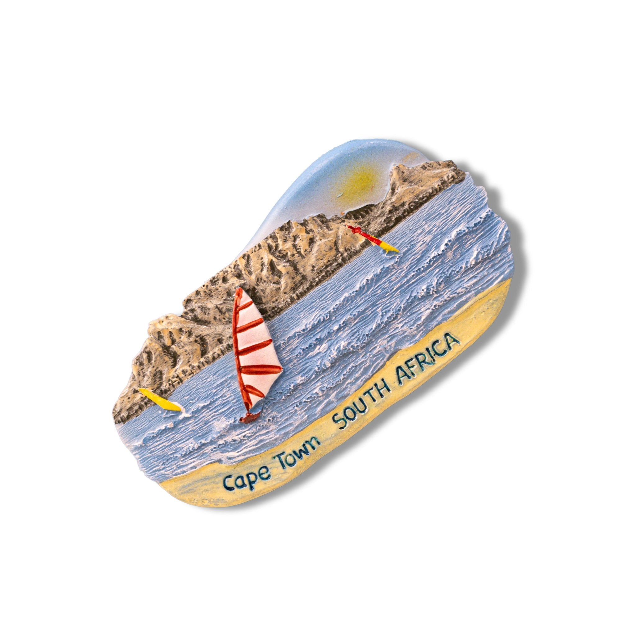 🇿🇦 South Africa Cape Town Beach Scene 3D Magnet - WonderWonders