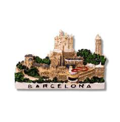 🇪🇸 Spain Barcelona Tibidabo 3D Magnet - WonderWonders