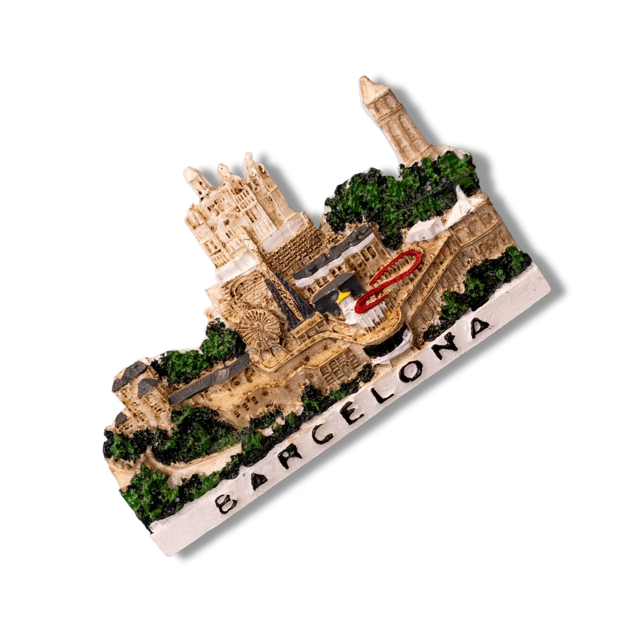 🇪🇸 Spain Barcelona Tibidabo 3D Magnet - WonderWonders